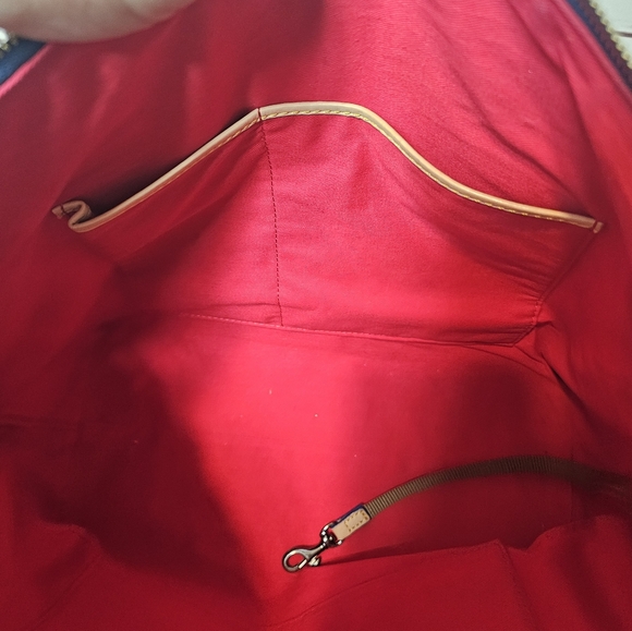 Dooney & Bourke Blue Bougainvillea Floral Handbag - Picture 12 of 15